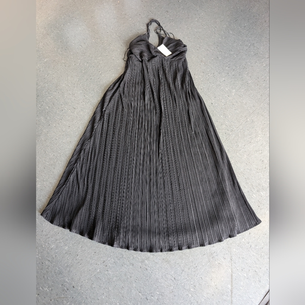 Target A New Day Black Pleated Dress Size M NWT